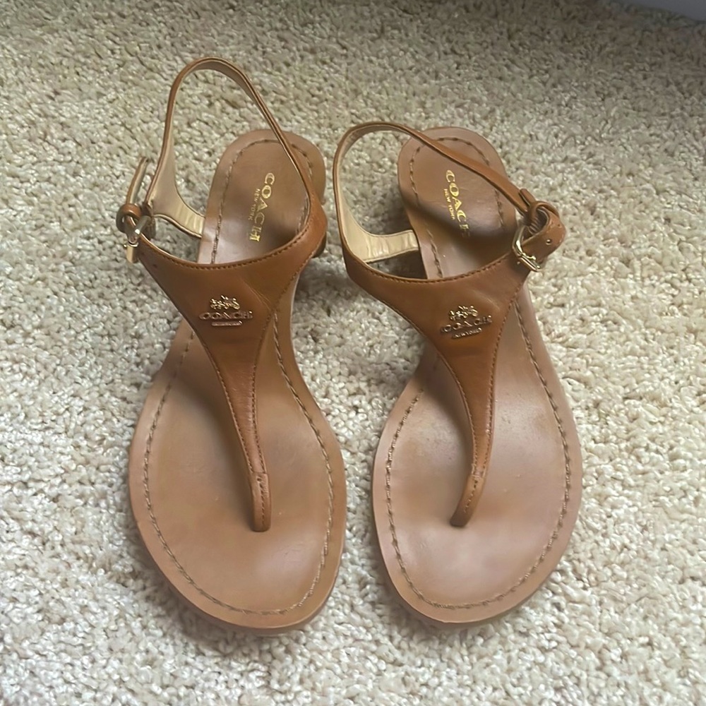 Coach Sandals with Low Heel